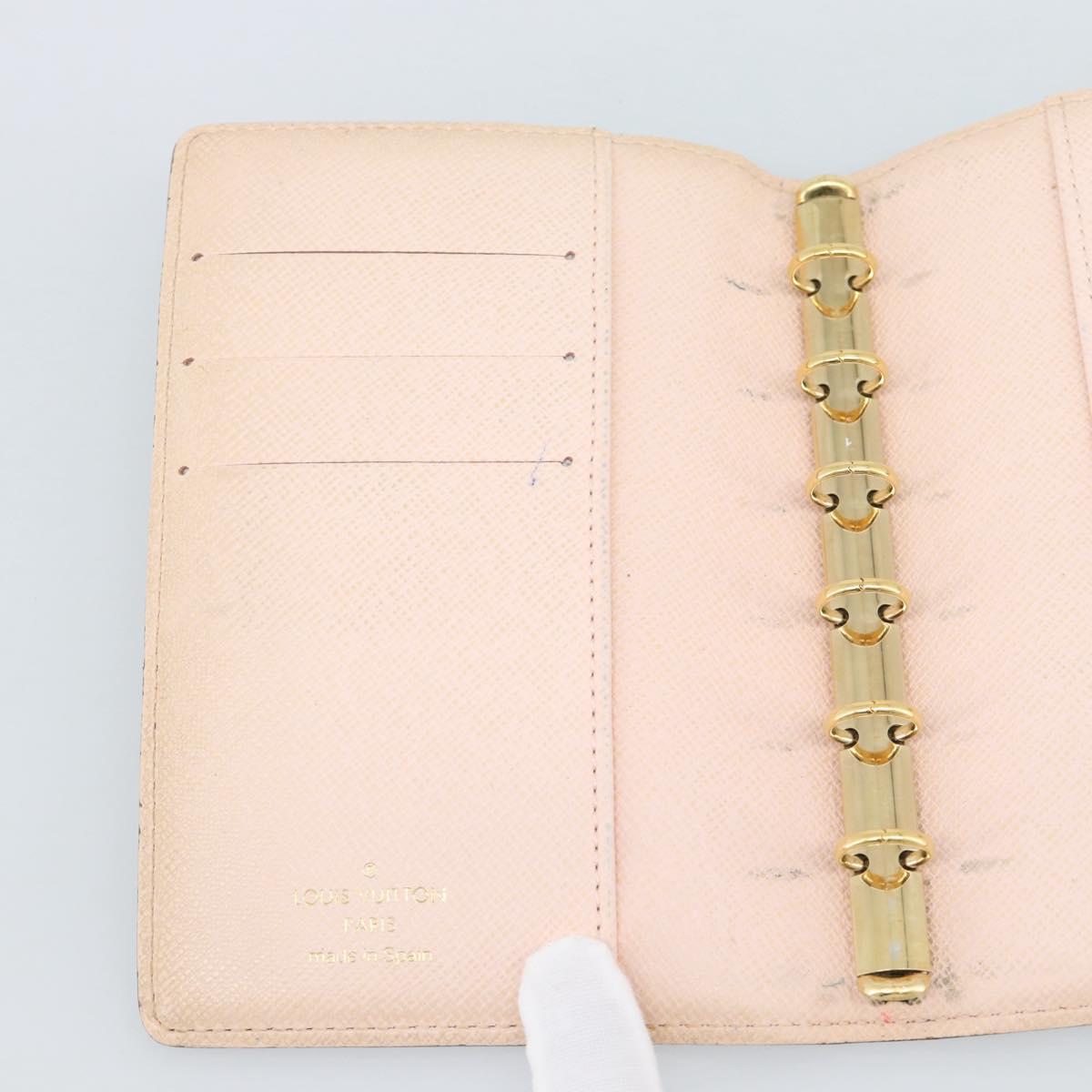 LOUIS VUITTON Monogram Agenda Koala PM Cover Pink R21013 LV Auth 187670