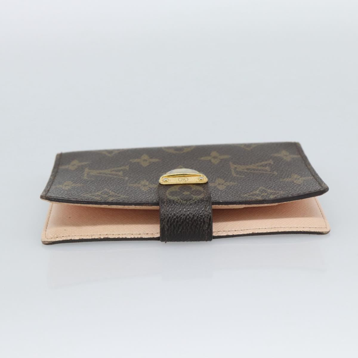 LOUIS VUITTON Monogram Agenda Koala PM Cover Pink R21013 LV Auth 187670