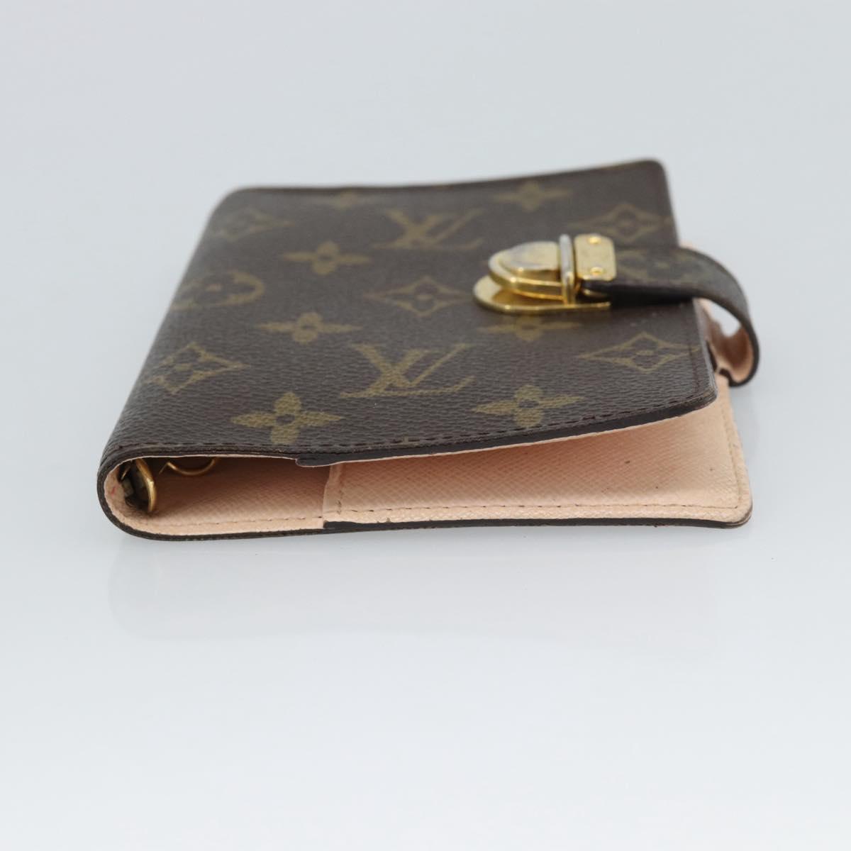 LOUIS VUITTON Monogram Agenda Koala PM Cover Pink R21013 LV Auth 187670