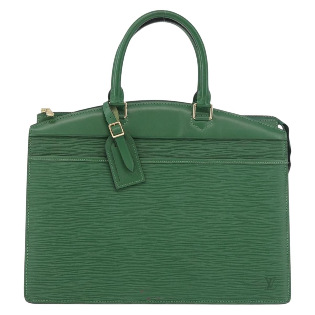 LOUIS VUITTON Epi Riviera Hand Bag Green M48184 LV Auth 187672