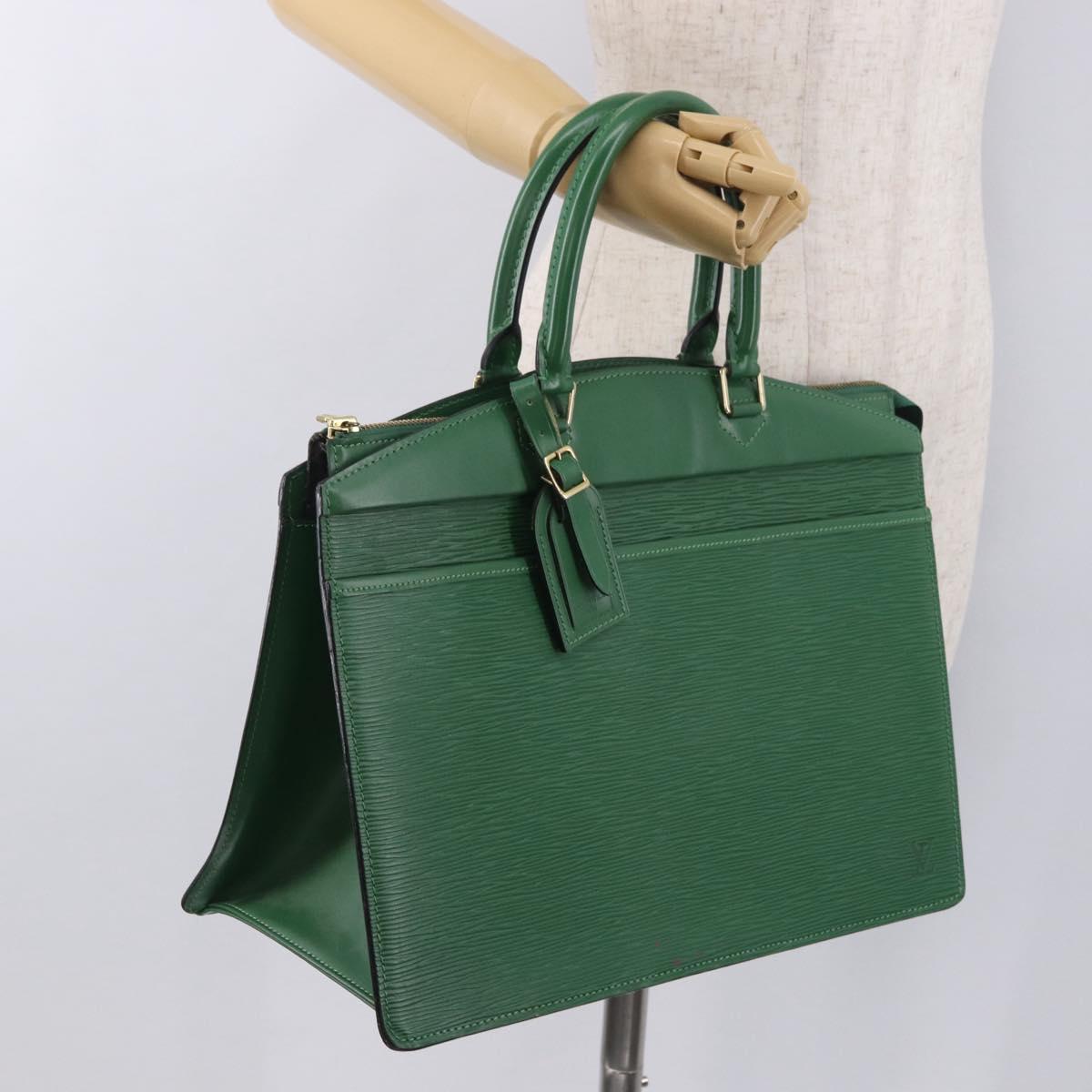 LOUIS VUITTON Epi Riviera Hand Bag Green M48184 LV Auth 187672