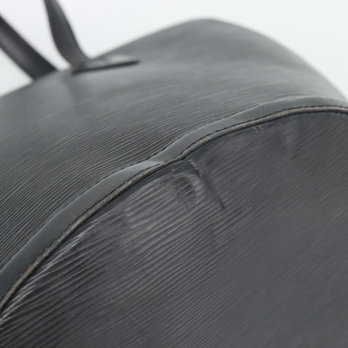LOUIS VUITTON Epi Saint Jacques Shopping Shoulder Bag Black M52272 Auth 187674