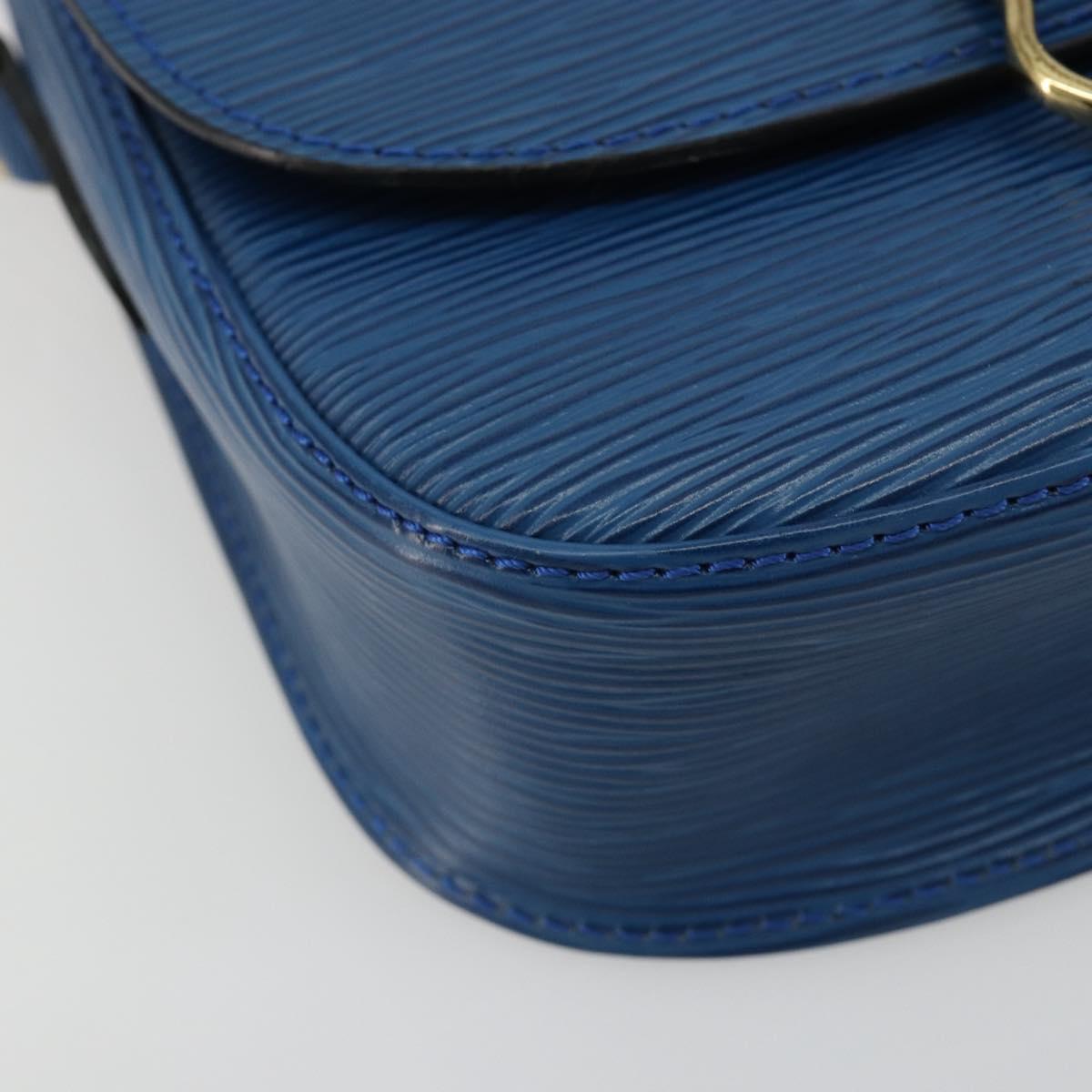 LOUIS VUITTON Epi Saint Cloud PM Shoulder Bag Blue M52195 LV Auth 187685