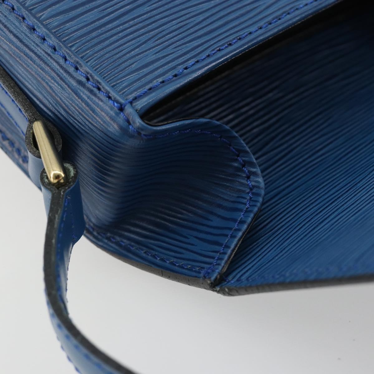 LOUIS VUITTON Epi Saint Cloud PM Shoulder Bag Blue M52195 LV Auth 187685