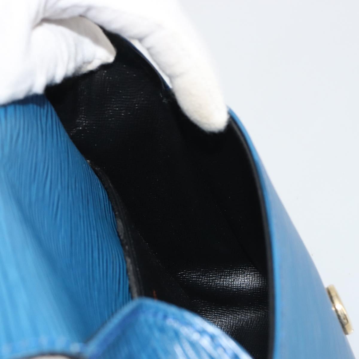 LOUIS VUITTON Epi Saint Cloud PM Shoulder Bag Blue M52195 LV Auth 187685
