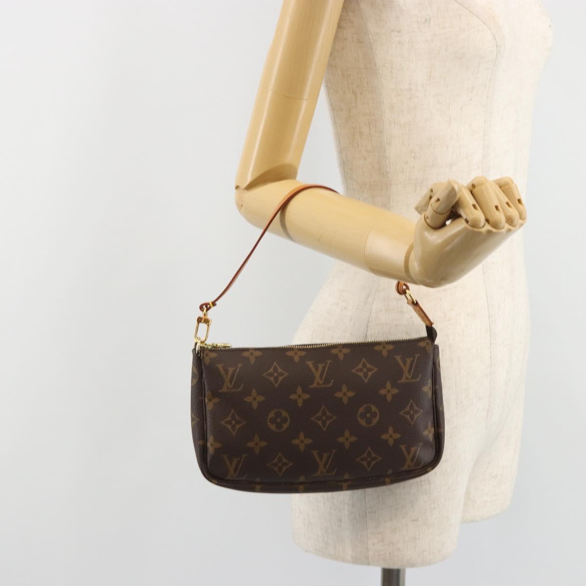 LOUIS VUITTON Monogram Pochette Accessoires Accessory Pouch M51980 Auth 187690V