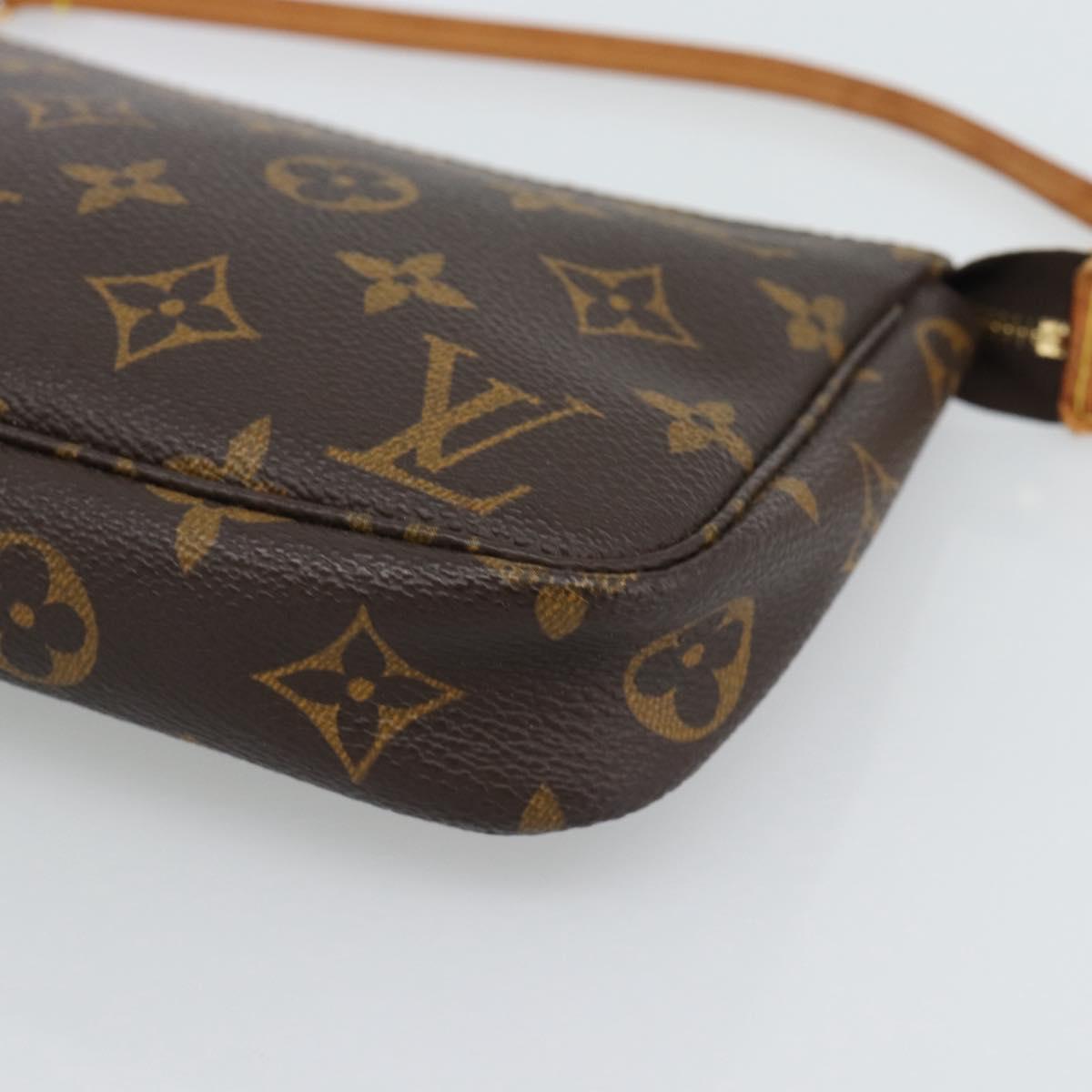 LOUIS VUITTON Monogram Pochette Accessoires Accessory Pouch M51980 Auth 187695