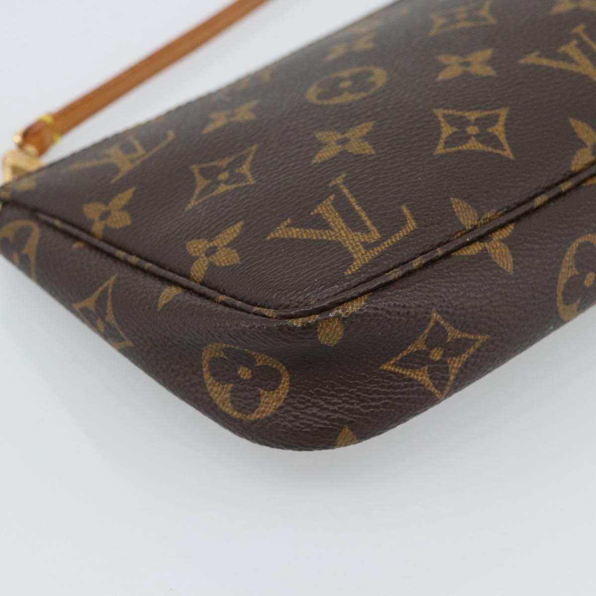 LOUIS VUITTON Monogram Pochette Accessoires Accessory Pouch M51980 Auth 187695