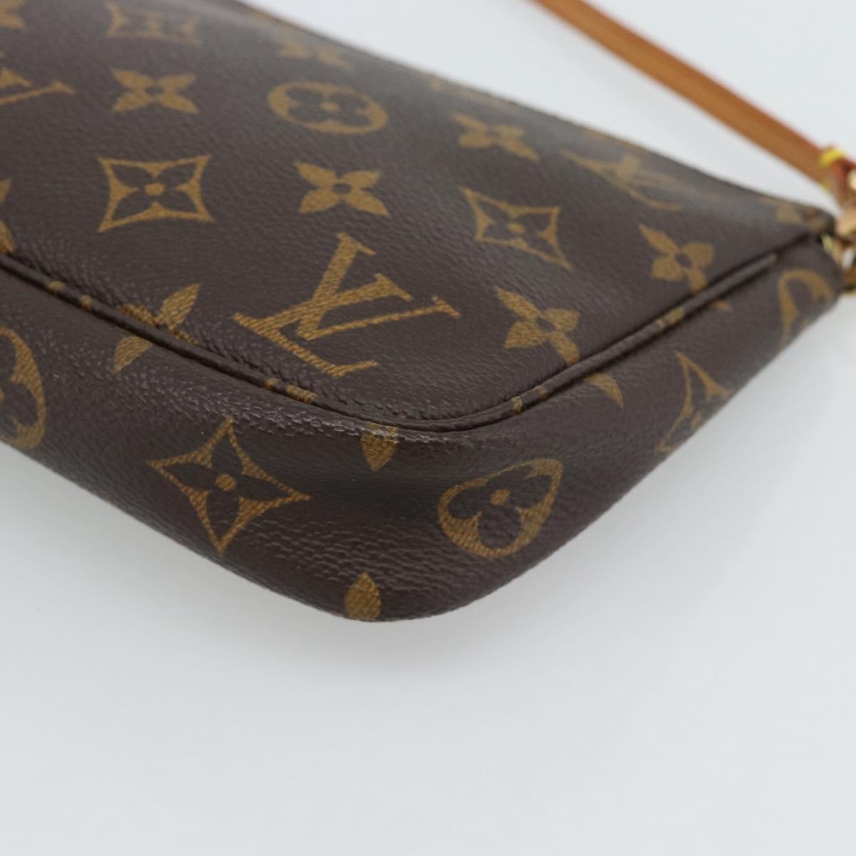 LOUIS VUITTON Monogram Pochette Accessoires Accessory Pouch M51980 Auth 187695