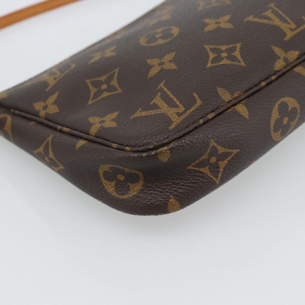LOUIS VUITTON Monogram Pochette Accessoires Accessory Pouch M51980 Auth 187695