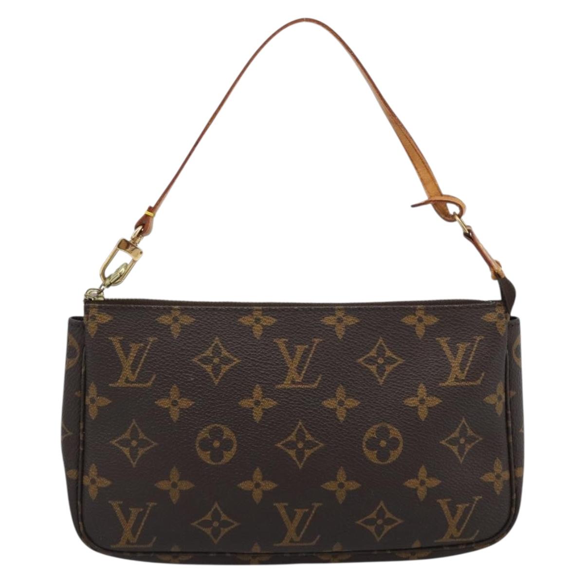 LOUIS VUITTON Monogram Pochette Accessoires Accessory Pouch M51980 Auth 187695