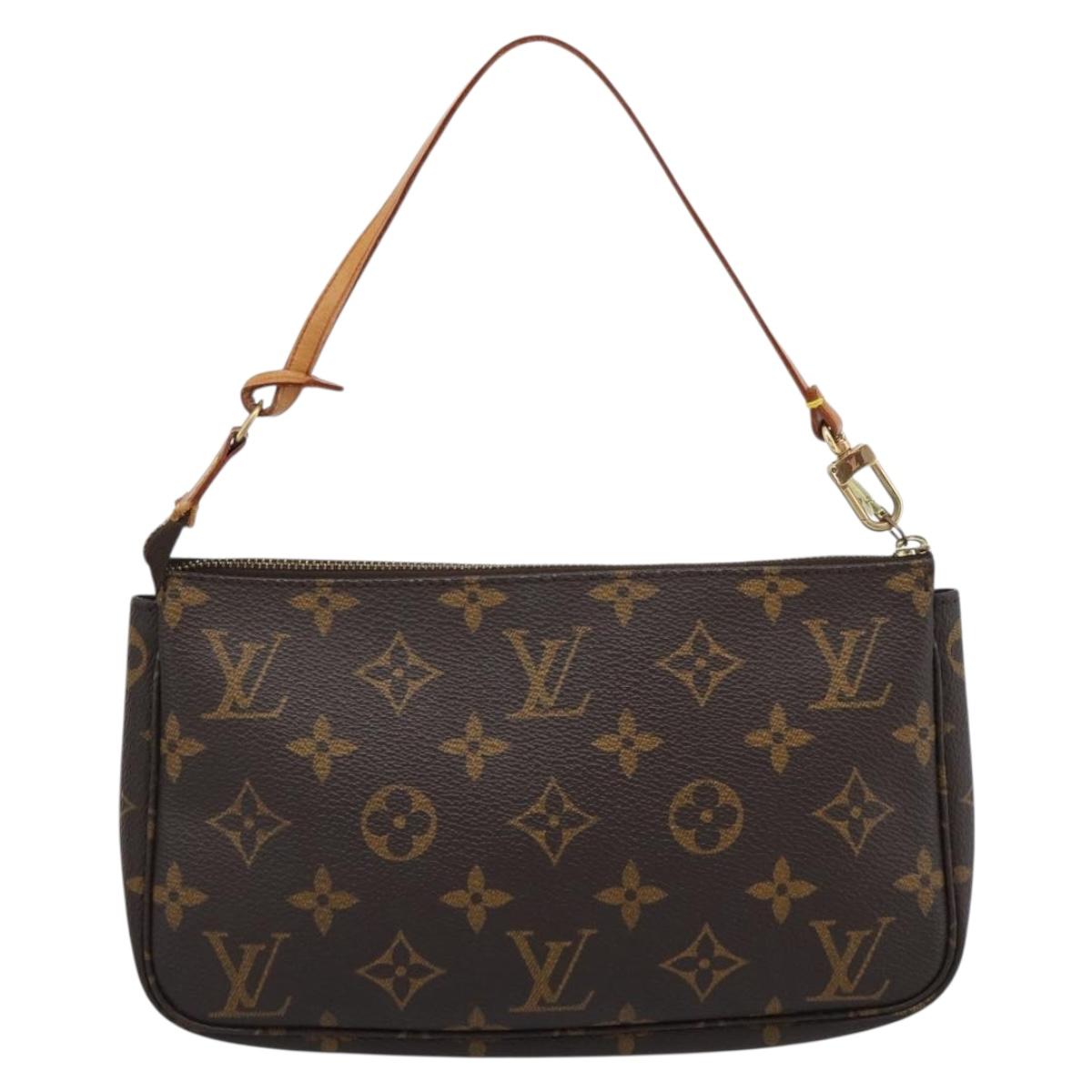 LOUIS VUITTON Monogram Pochette Accessoires Accessory Pouch M51980 Auth 187695