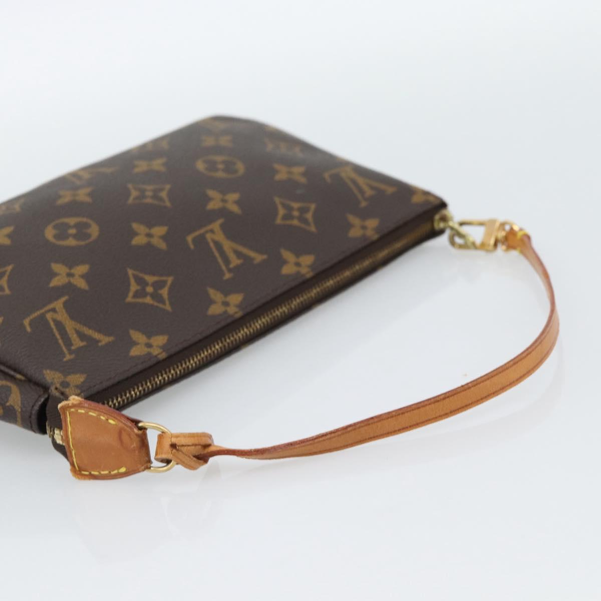LOUIS VUITTON Monogram Pochette Accessoires Accessory Pouch M51980 Auth 187695