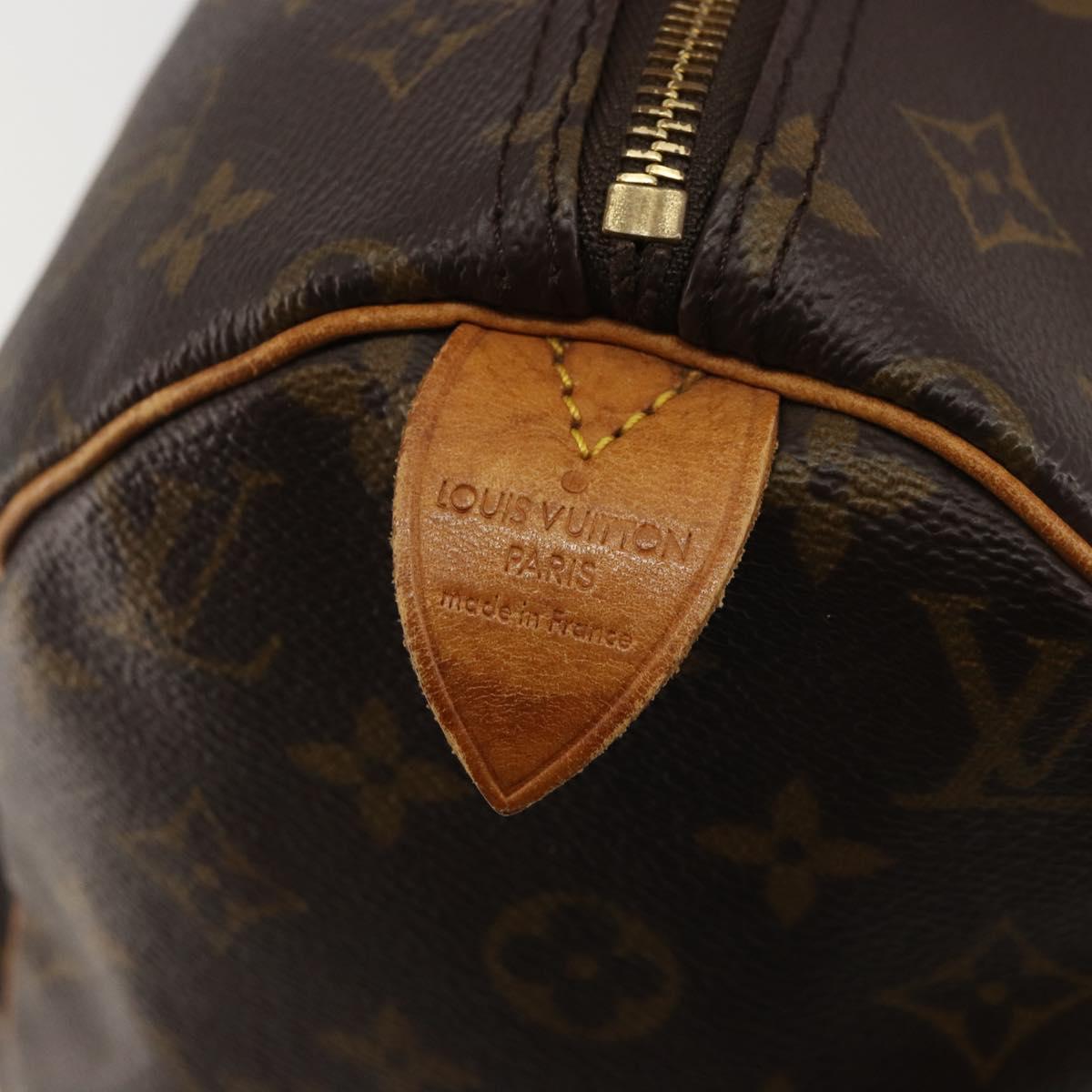 LOUIS VUITTON Monogram Speedy 30 Hand Bag M41526 LV Auth 187698A