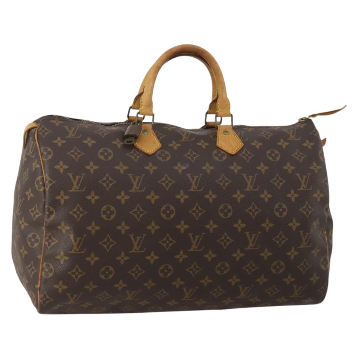 LOUIS VUITTON Monogram Speedy 40 Hand Bag M41522 LV Auth 187722A