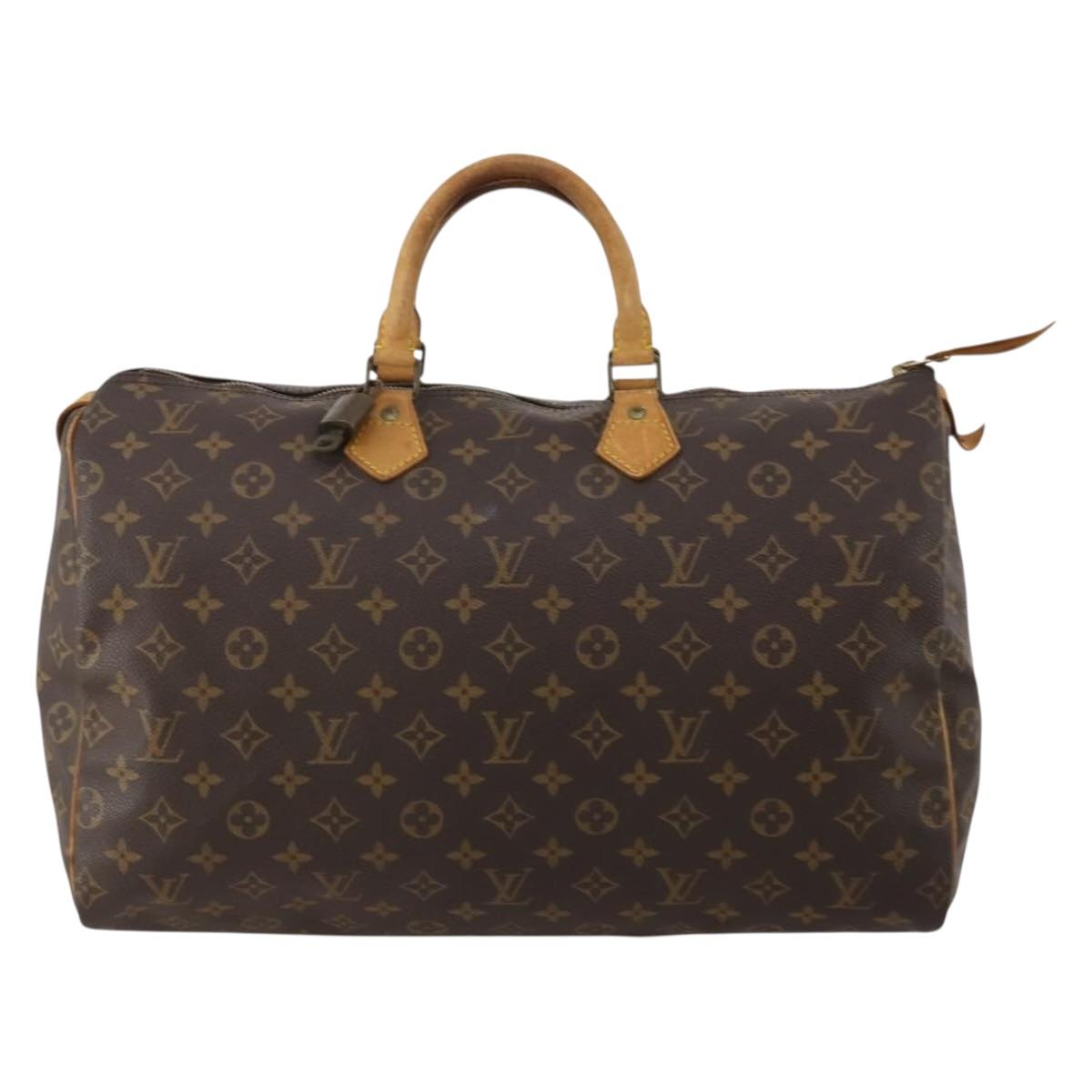LOUIS VUITTON Monogram Speedy 40 Hand Bag M41522 LV Auth 187722A