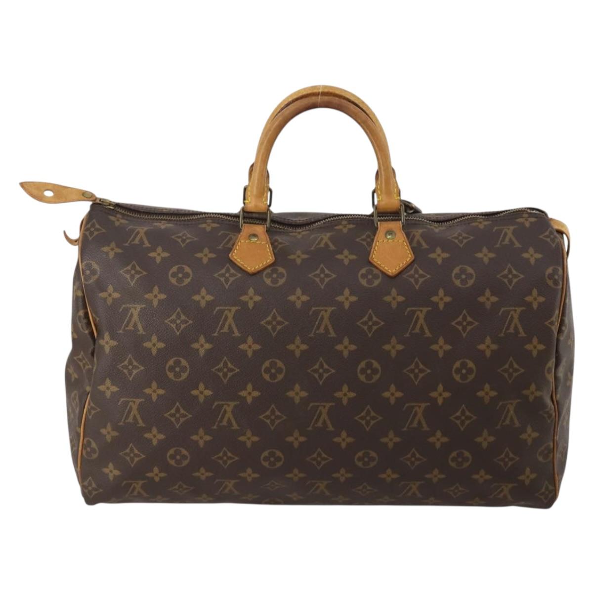 LOUIS VUITTON Monogram Speedy 40 Hand Bag M41522 LV Auth 187722A