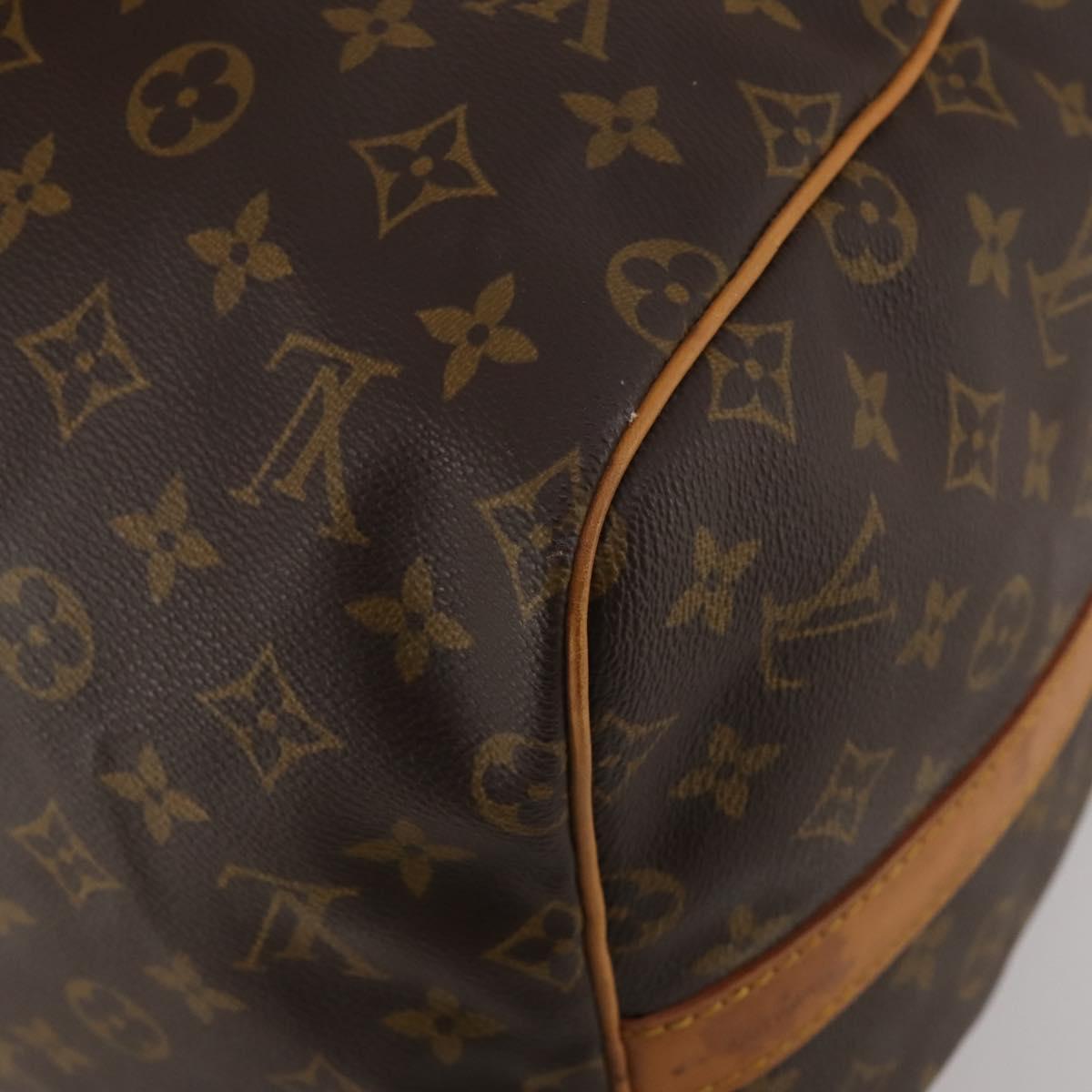 LOUIS VUITTON Monogram Keepall Bandouliere 55 Boston Bag M41414 LV Auth 187724A