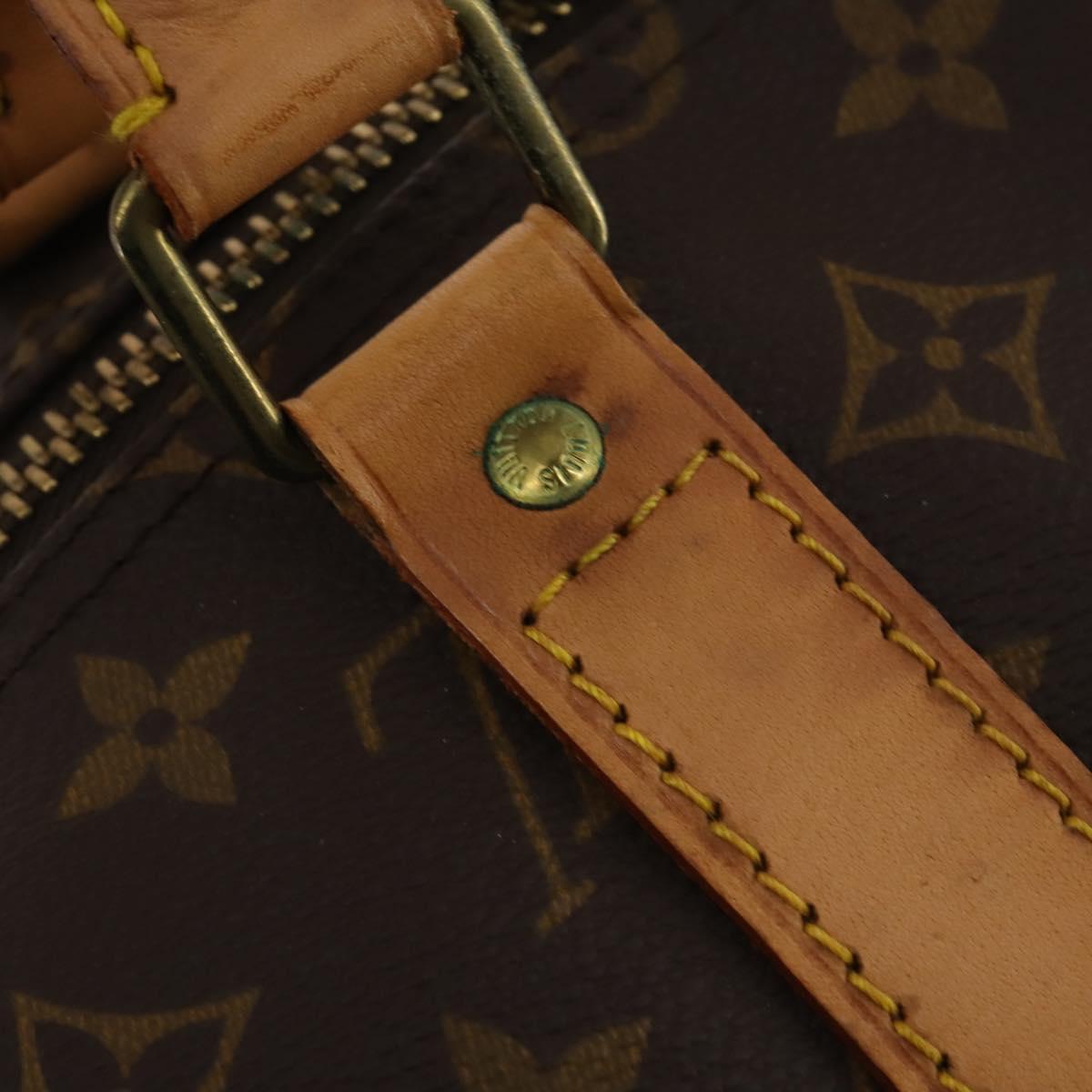 LOUIS VUITTON Monogram Keepall Bandouliere 55 Boston Bag M41414 LV Auth 187724A