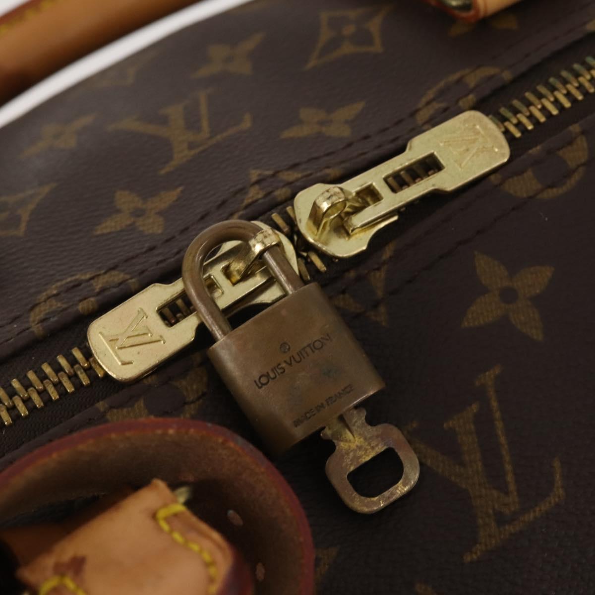 LOUIS VUITTON Monogram Keepall Bandouliere 55 Boston Bag M41414 LV Auth 187724A