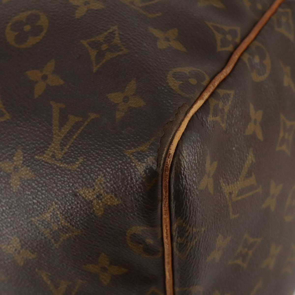 LOUIS VUITTON Monogram Keepall 55 Boston Bag M41424 LV Auth 187725