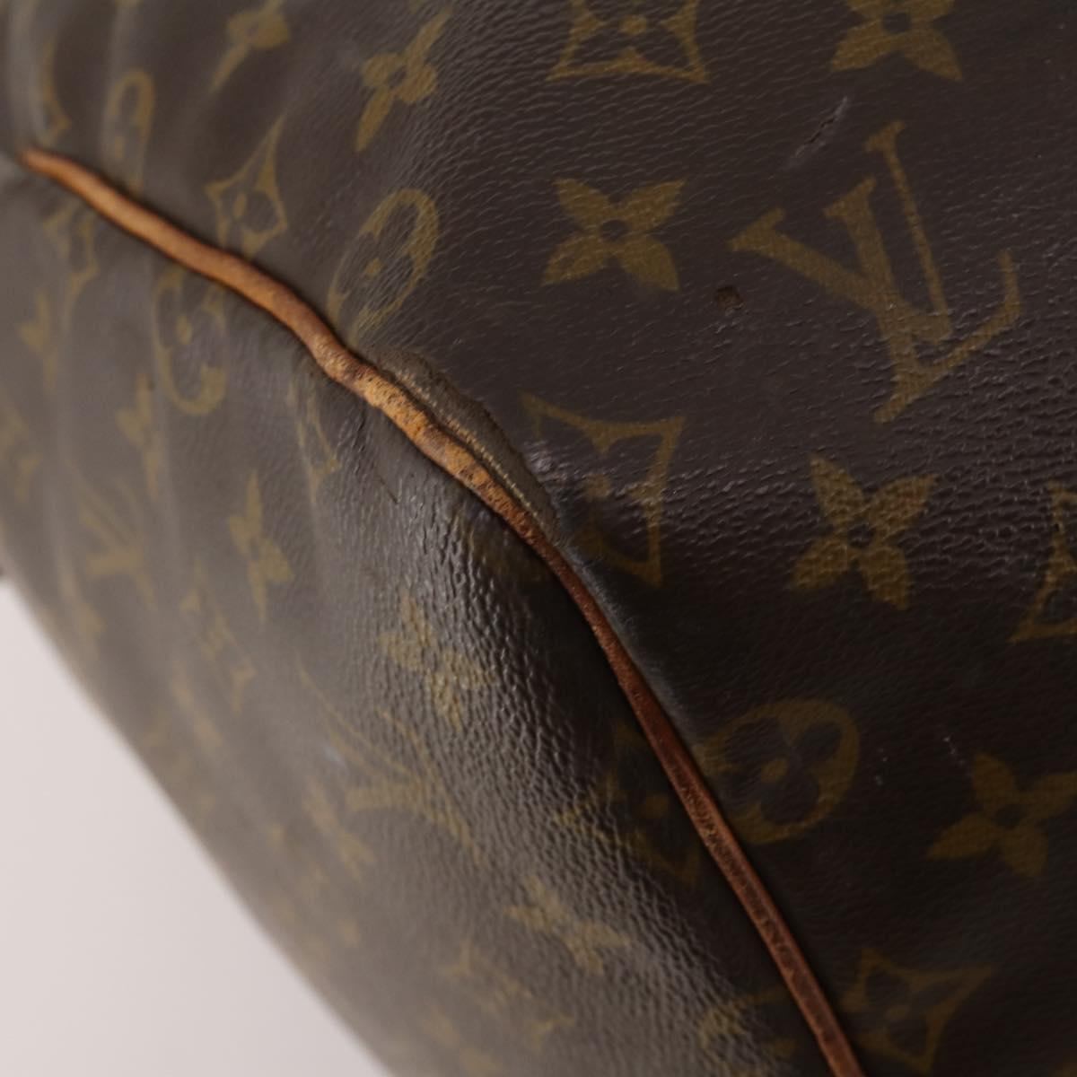 LOUIS VUITTON Monogram Keepall 55 Boston Bag M41424 LV Auth 187725