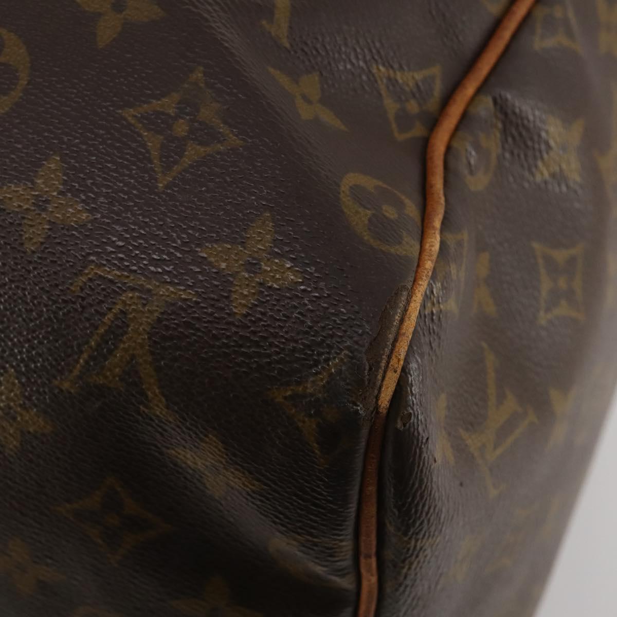 LOUIS VUITTON Monogram Keepall 55 Boston Bag M41424 LV Auth 187725