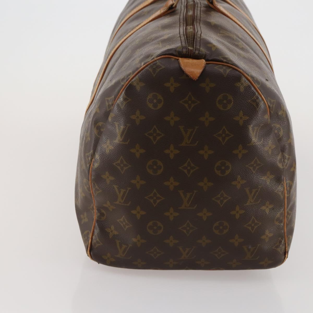 LOUIS VUITTON Monogram Keepall 55 Boston Bag M41424 LV Auth 187725