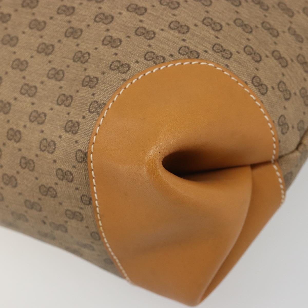 GUCCI Micro GG Supreme Web Sherry Line Bag PVC Beige 002 123 0131 Auth 187742A