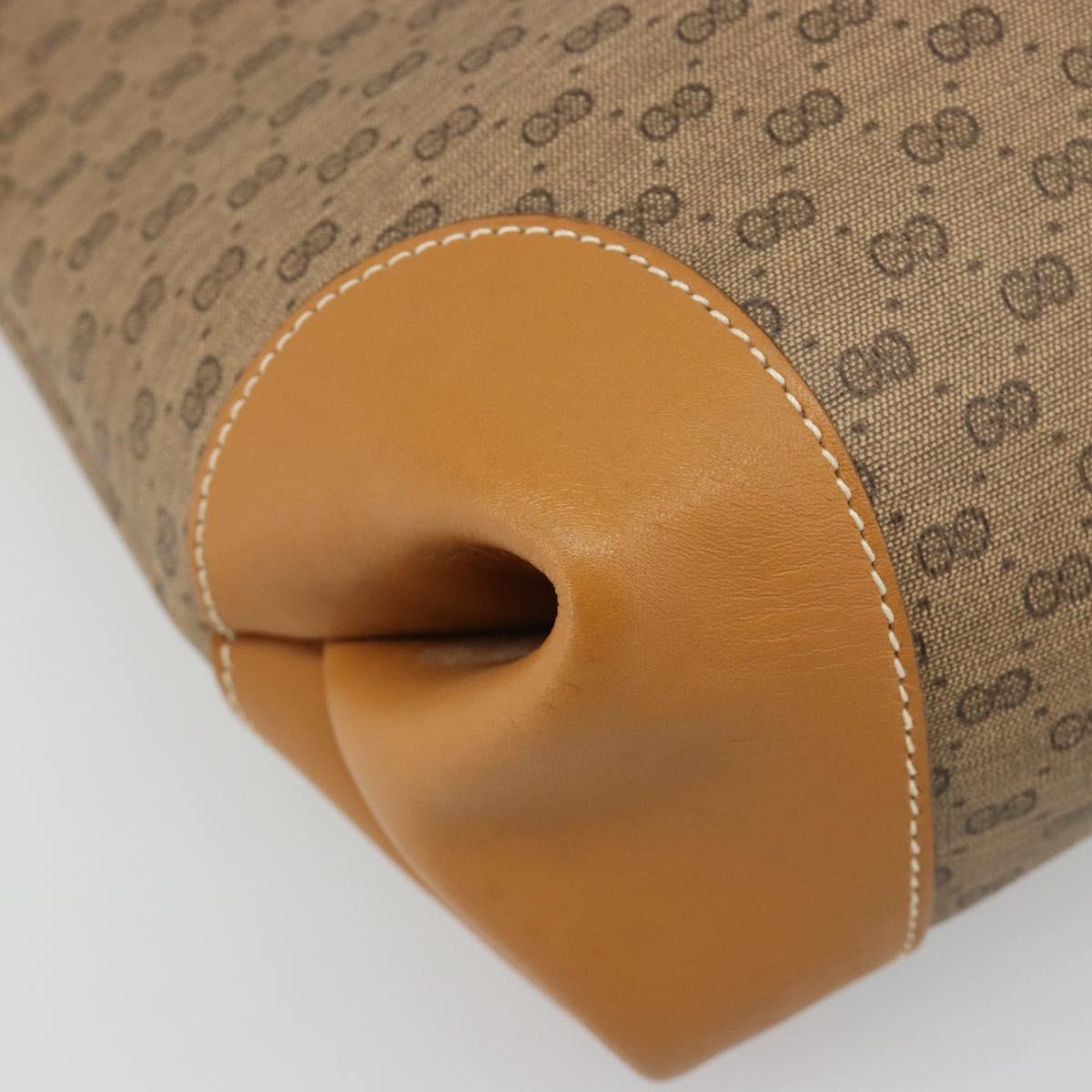 GUCCI Micro GG Supreme Web Sherry Line Bag PVC Beige 002 123 0131 Auth 187742A