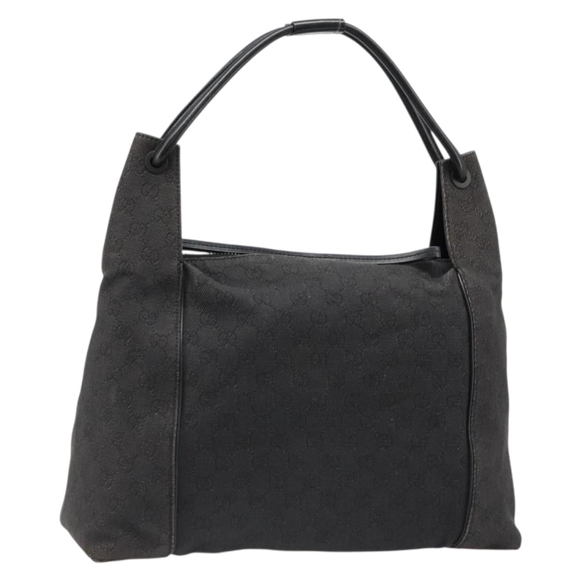 GUCCI GG Canvas Shoulder Bag Brown 101292 Auth 187746A