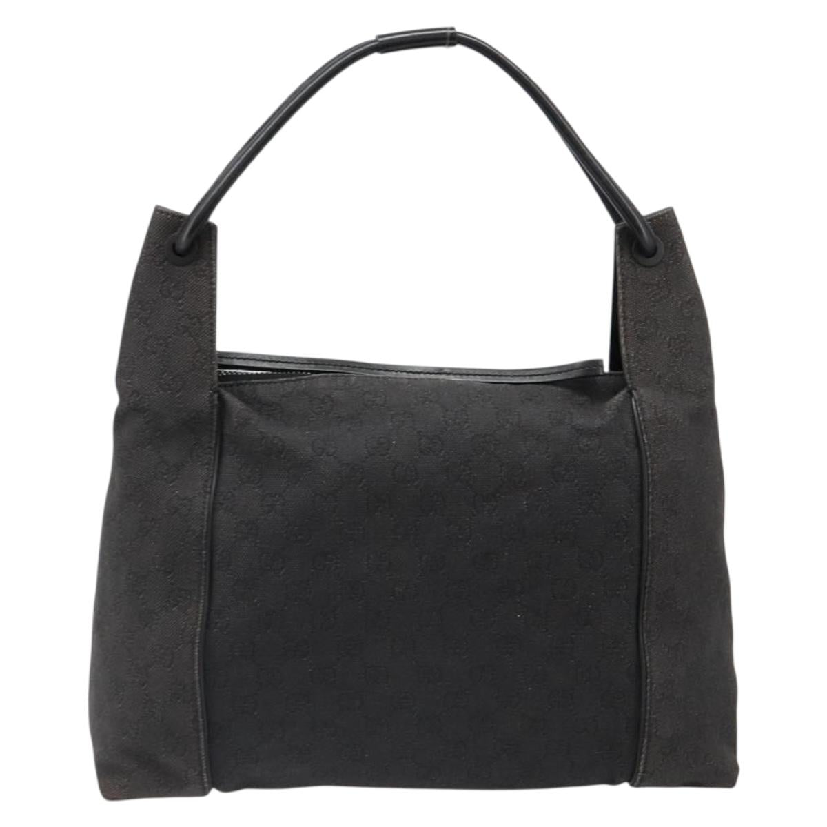 GUCCI GG Canvas Shoulder Bag Brown 101292 Auth 187746A