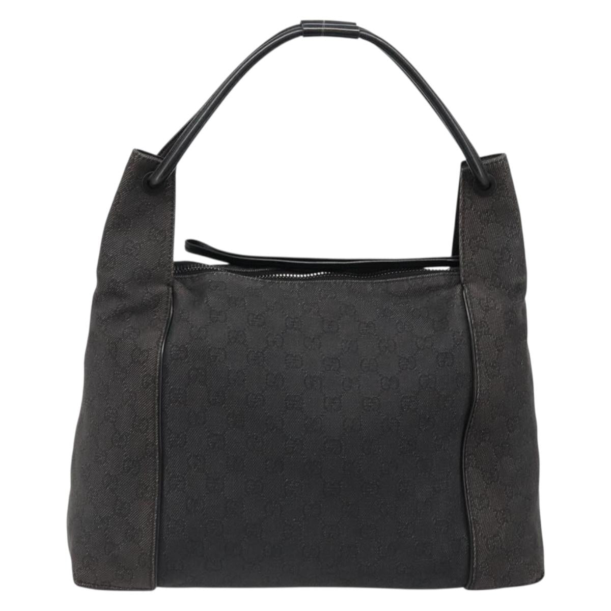 GUCCI GG Canvas Shoulder Bag Brown 101292 Auth 187746A