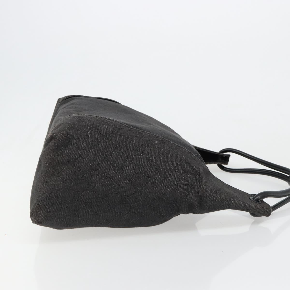 GUCCI GG Canvas Shoulder Bag Brown 101292 Auth 187746A