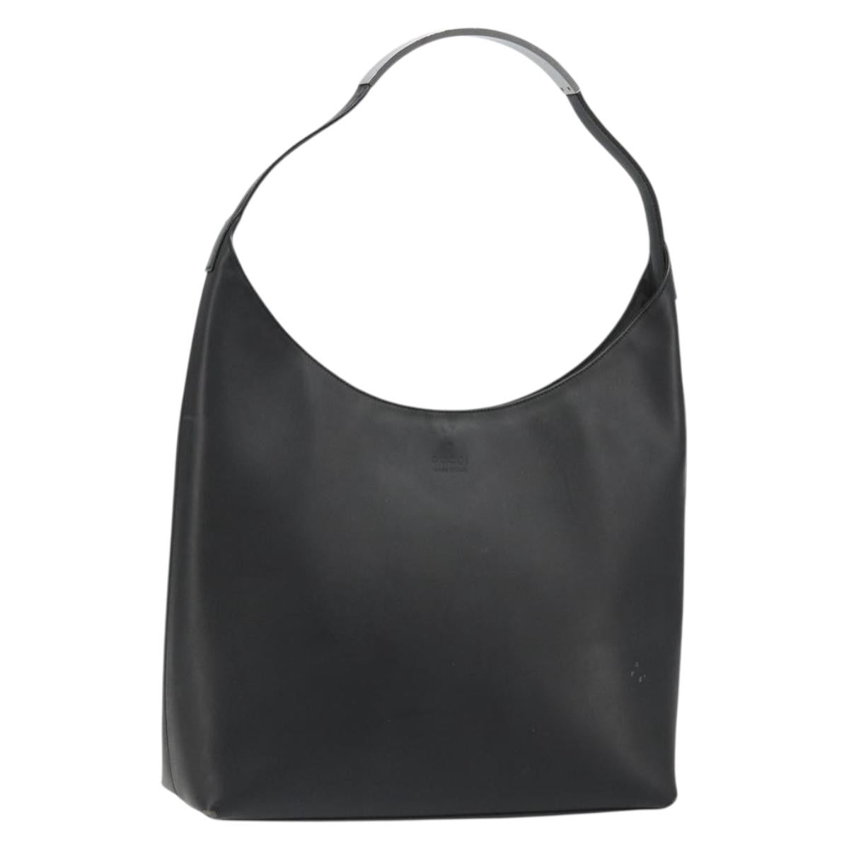 GUCCI Shoulder Bag Leather Black 001 3297 Auth 187755