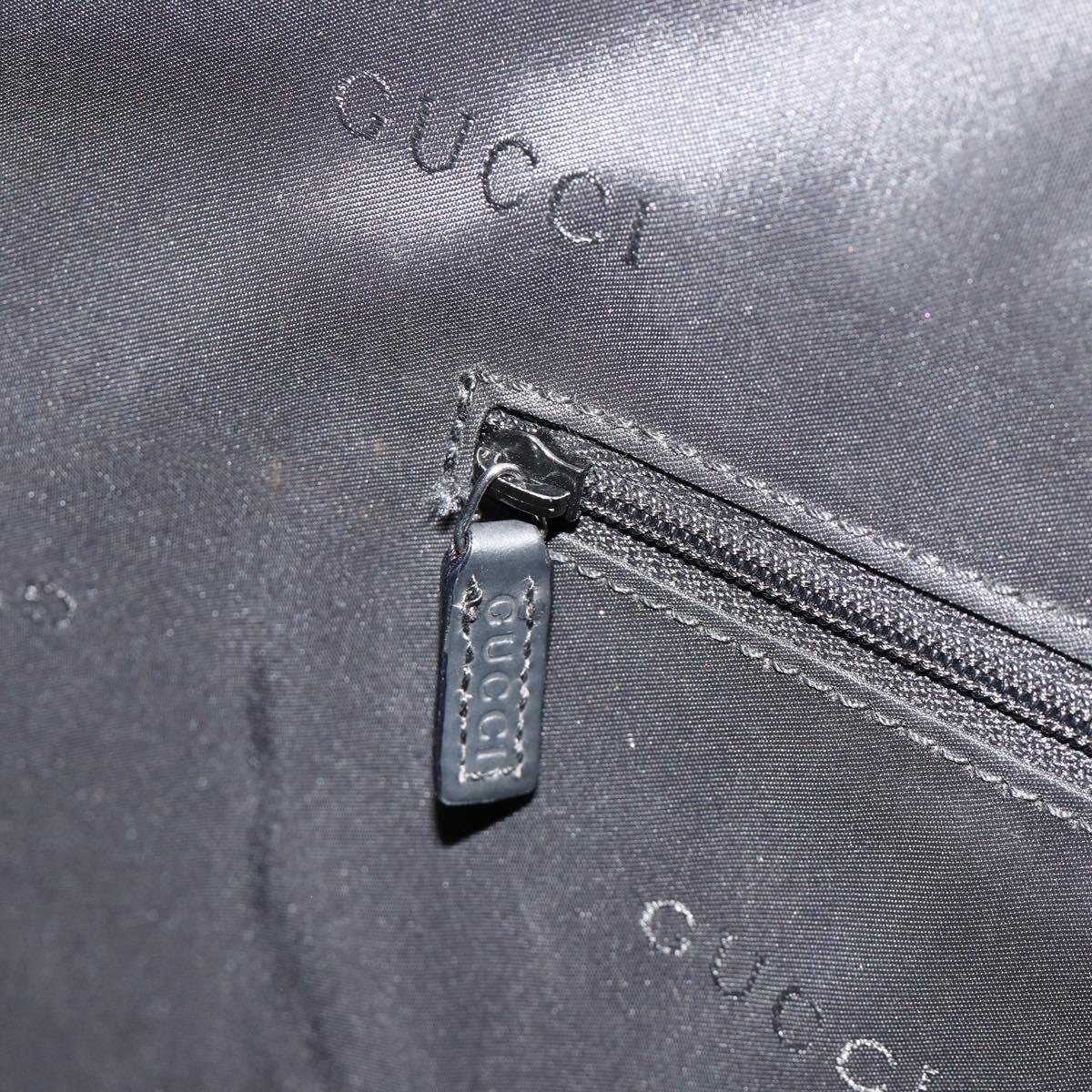 GUCCI Shoulder Bag Leather Black 001 3297 Auth 187755