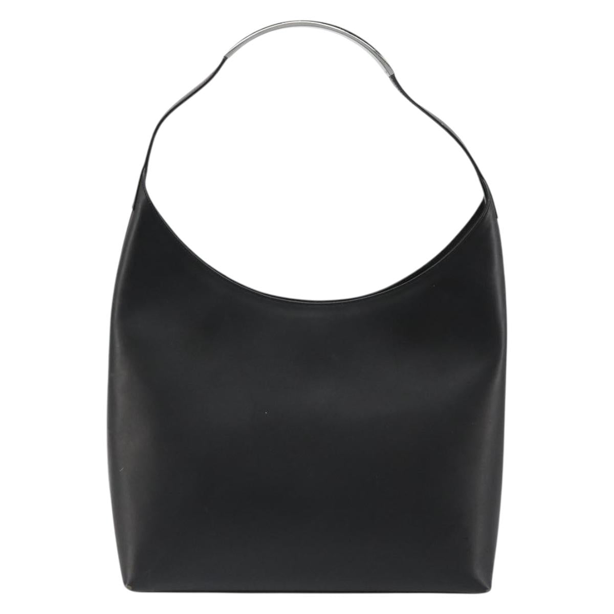 GUCCI Shoulder Bag Leather Black 001 3297 Auth 187755