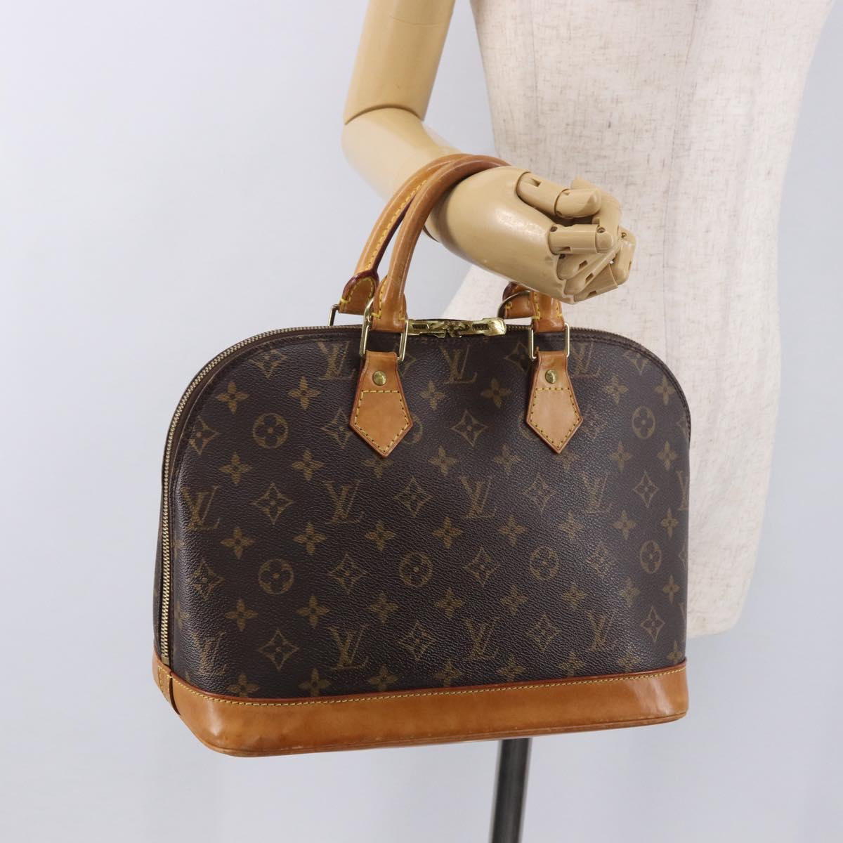 LOUIS VUITTON Monogram Alma Hand Bag M51130 LV Auth 187758A