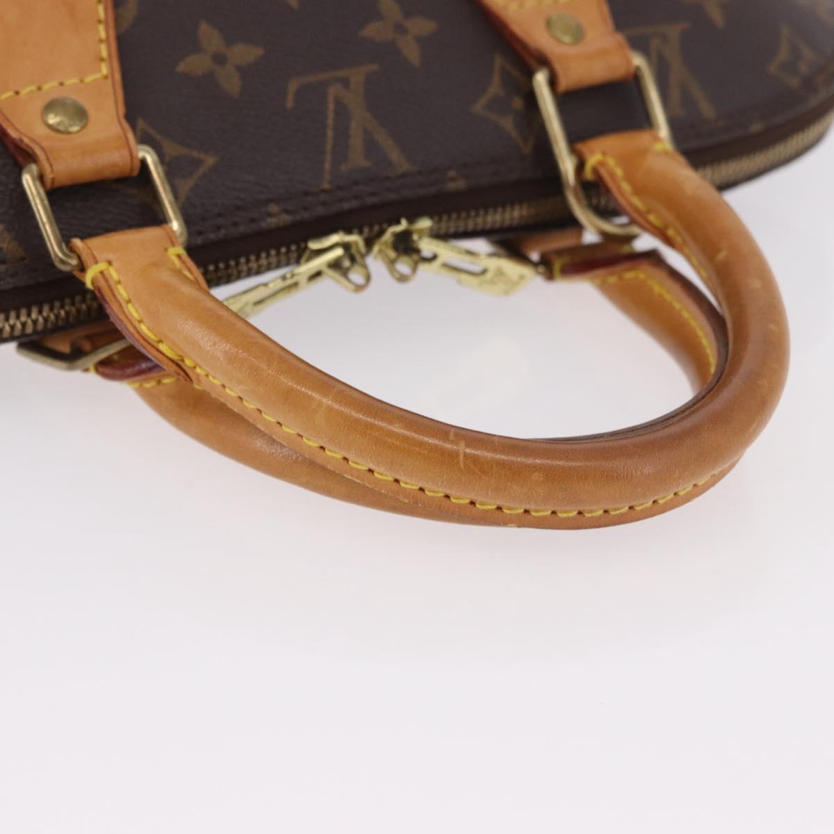 LOUIS VUITTON Monogram Alma Hand Bag M51130 LV Auth 187758A