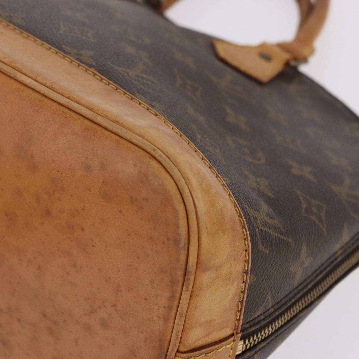 LOUIS VUITTON Monogram Alma Hand Bag M51130 LV Auth 187759