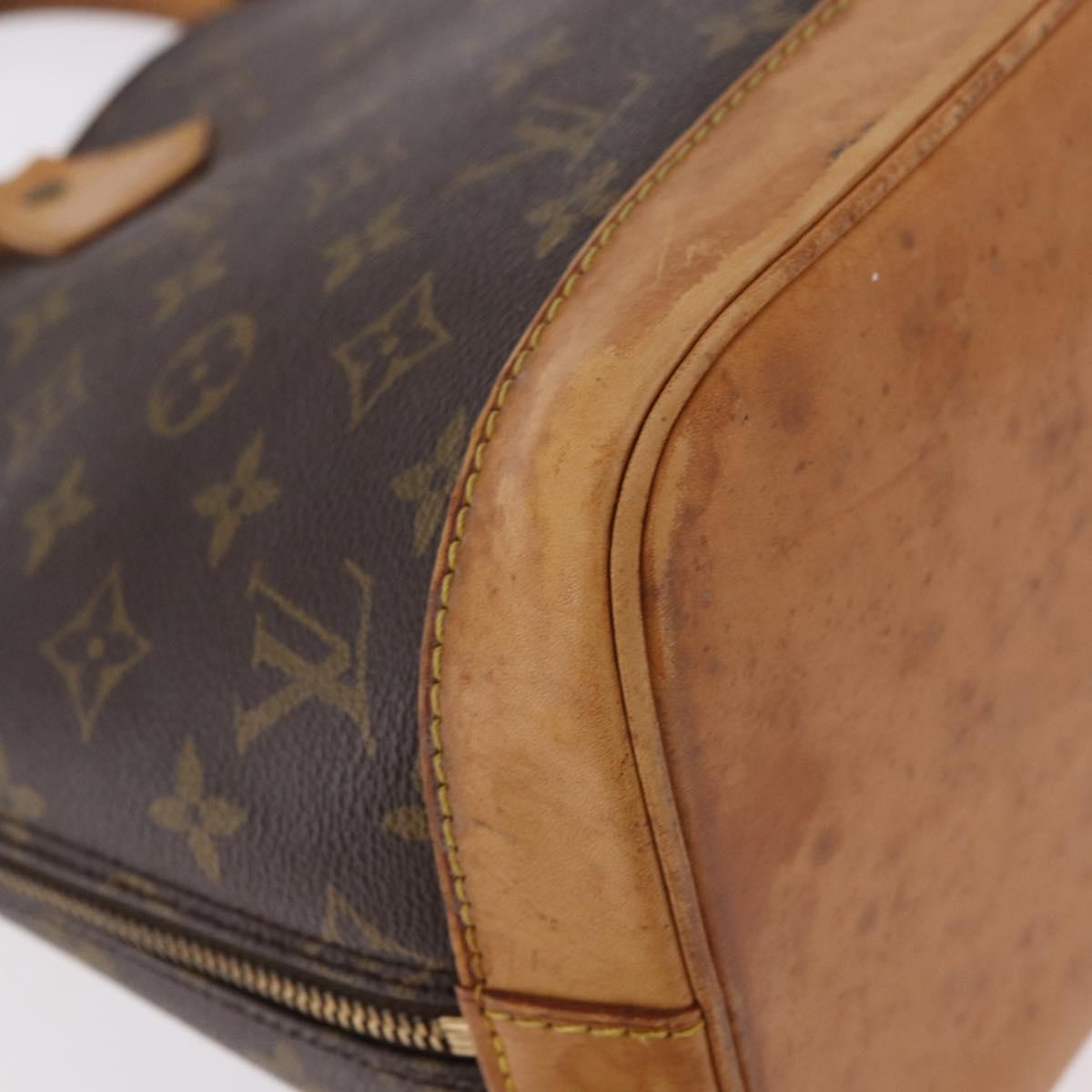 LOUIS VUITTON Monogram Alma Hand Bag M51130 LV Auth 187759