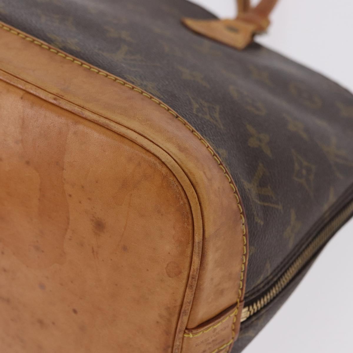 LOUIS VUITTON Monogram Alma Hand Bag M51130 LV Auth 187759