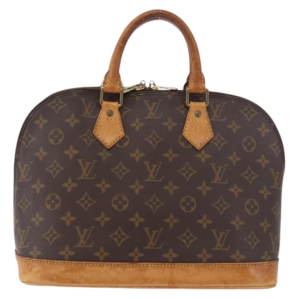 LOUIS VUITTON Monogram Alma Hand Bag M51130 LV Auth 187759