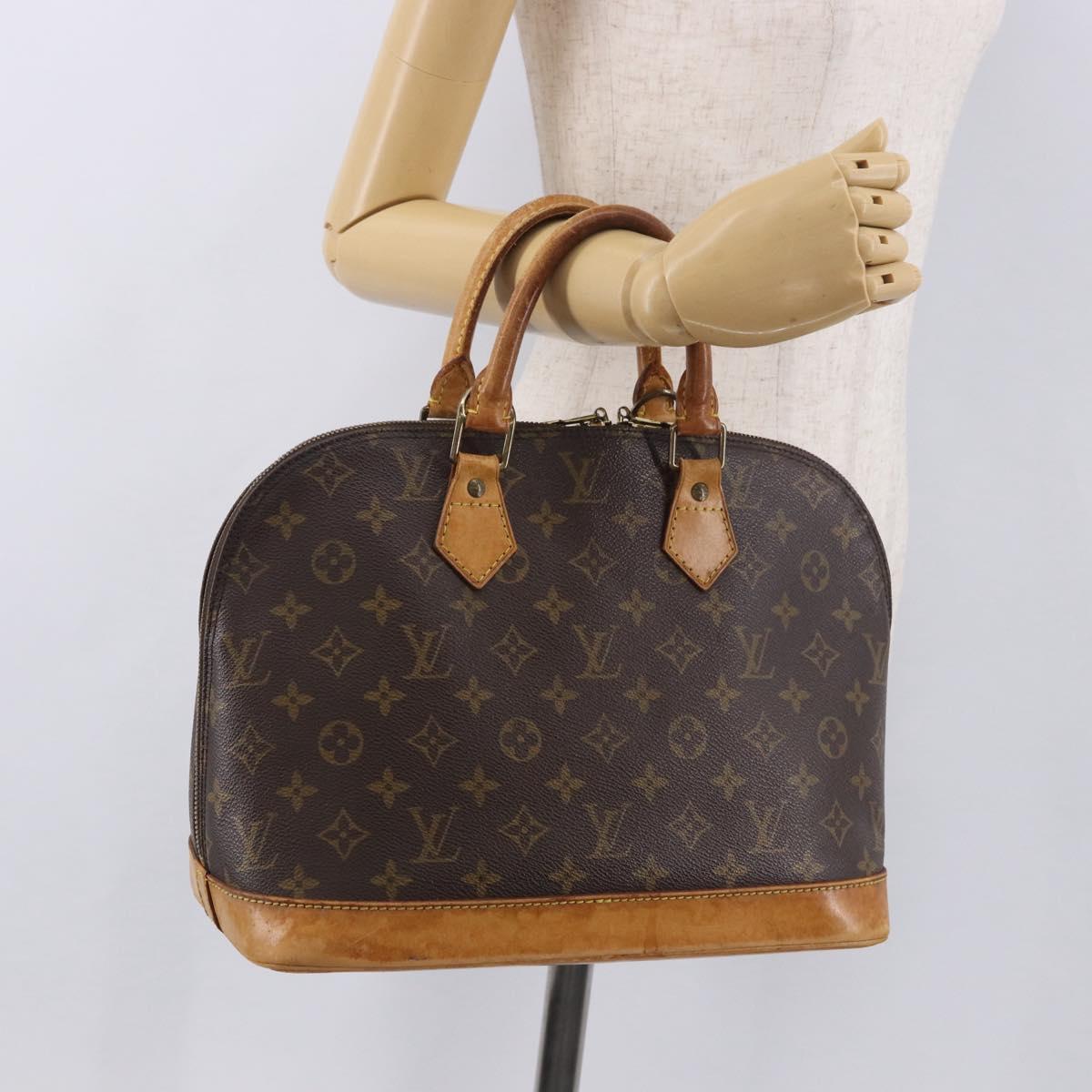 LOUIS VUITTON Monogram Alma Hand Bag M51130 LV Auth 187759
