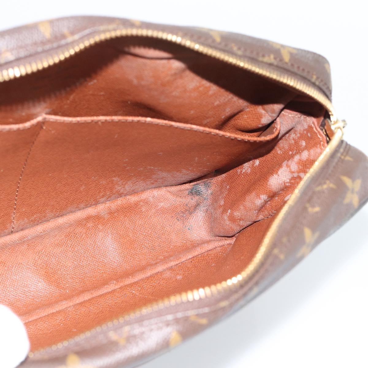 LOUIS VUITTON Monogram Compiegne 28 Clutch Bag M51845 LV Auth 187760