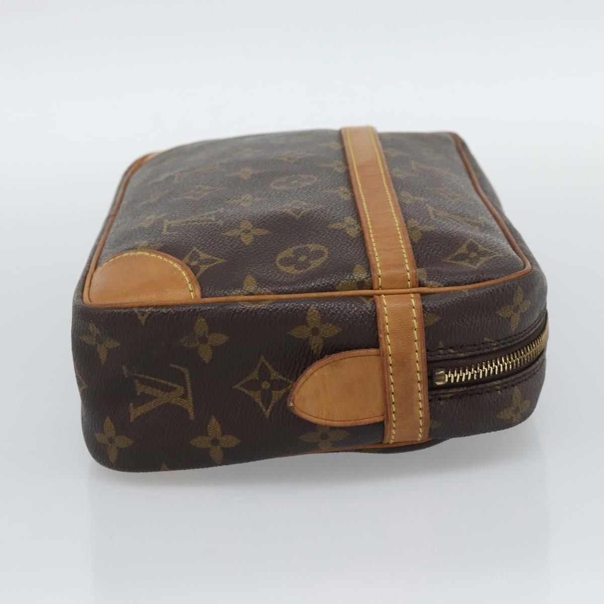 LOUIS VUITTON Monogram Compiegne 28 Clutch Bag M51845 LV Auth 187760