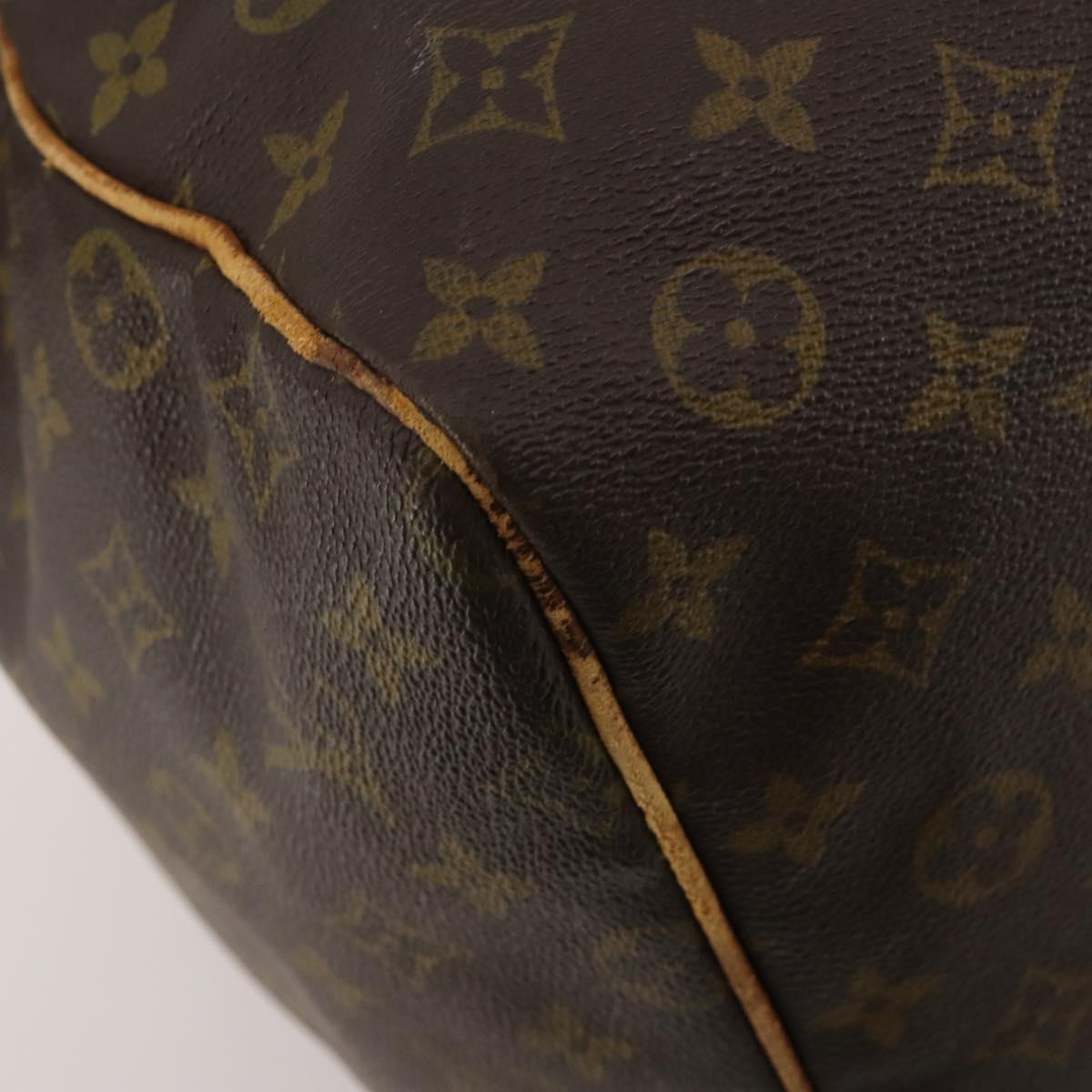 LOUIS VUITTON Monogram Keepall 60 Boston Bag M41422 LV Auth 187763