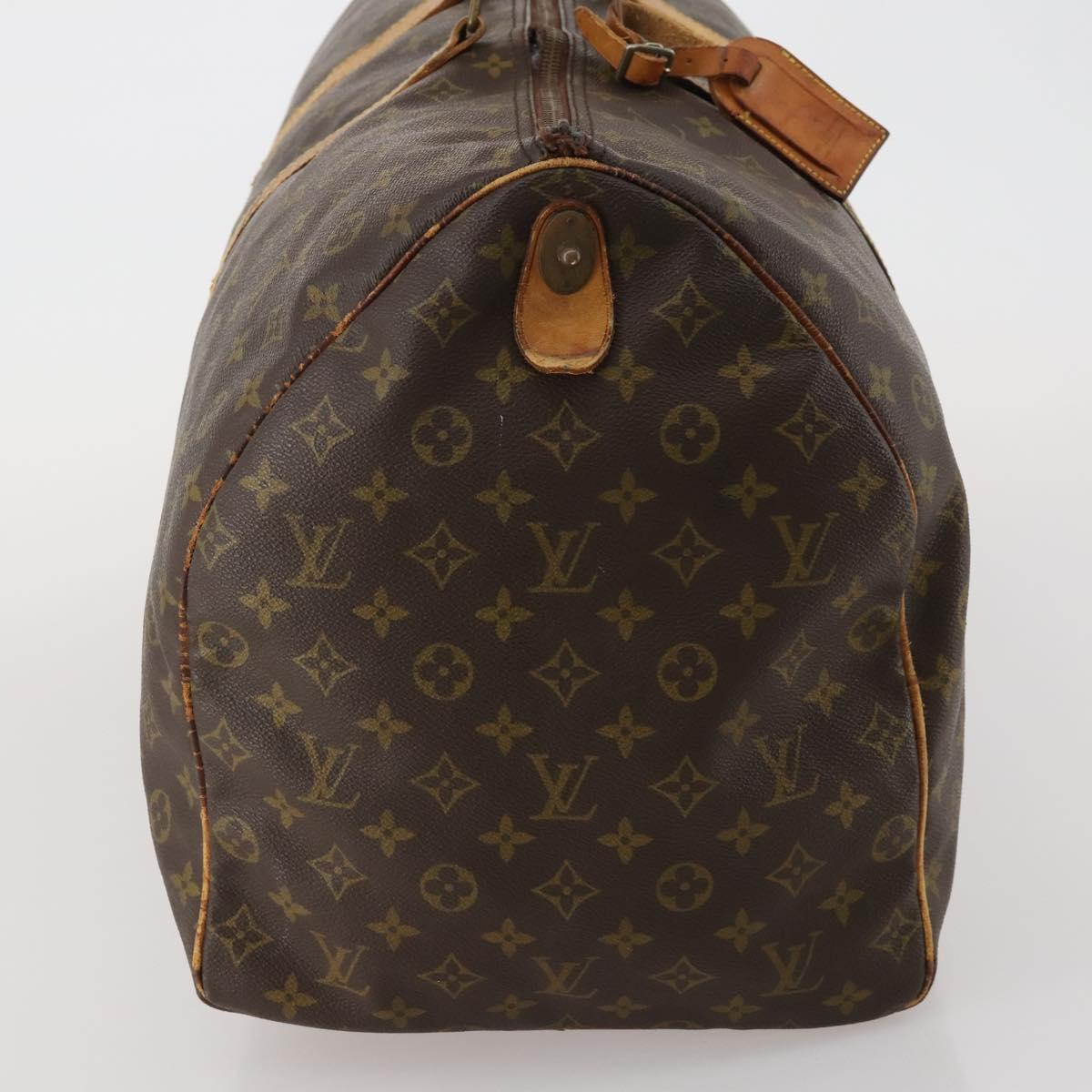 LOUIS VUITTON Monogram Keepall 60 Boston Bag M41422 LV Auth 187763