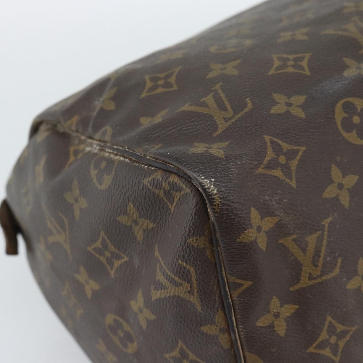 LOUIS VUITTON Monogram Speedy 30 Hand Bag M41526 LV Auth 187765