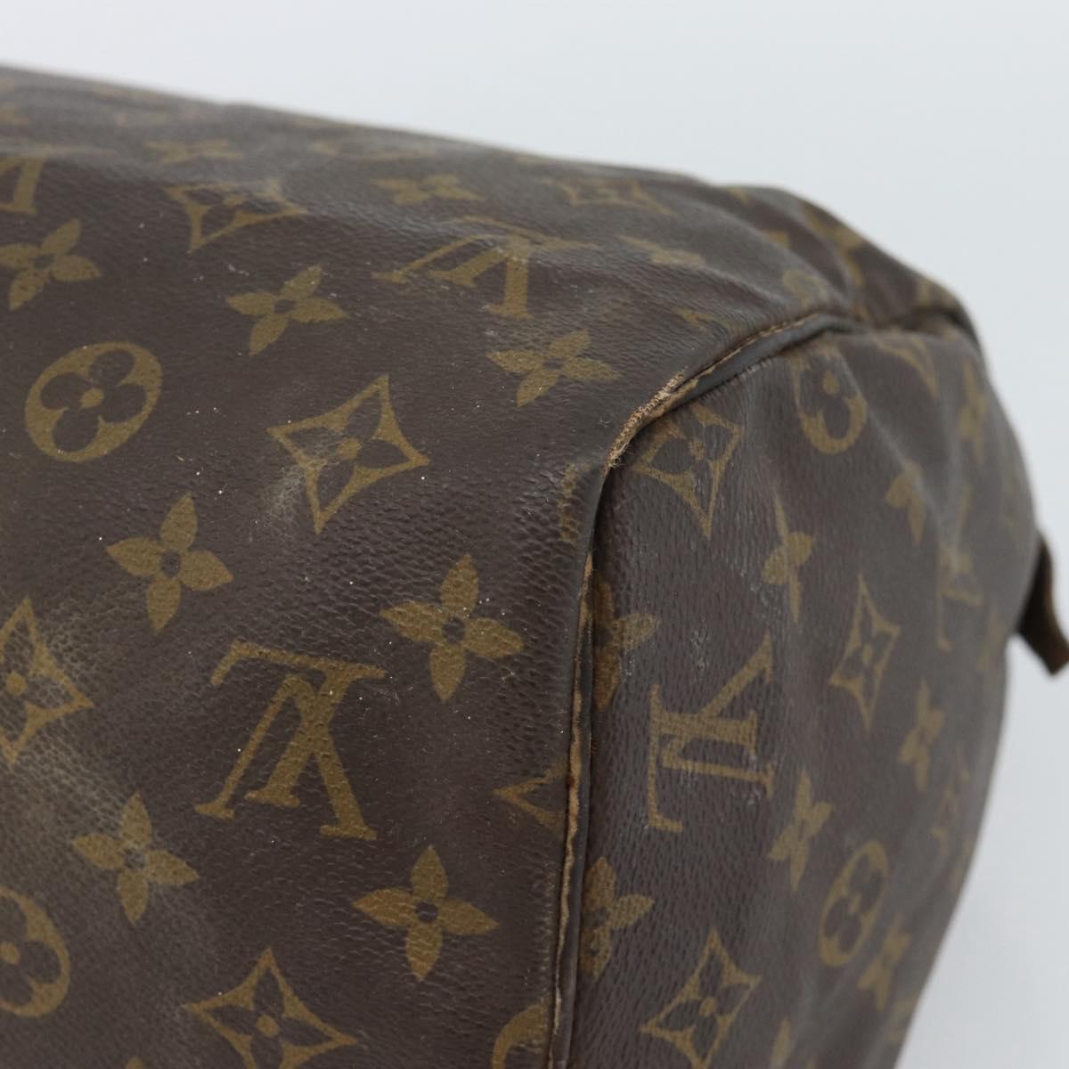 LOUIS VUITTON Monogram Speedy 30 Hand Bag M41526 LV Auth 187765